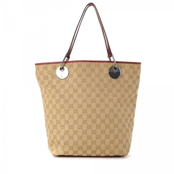 gucci gg canvas eclipse tote